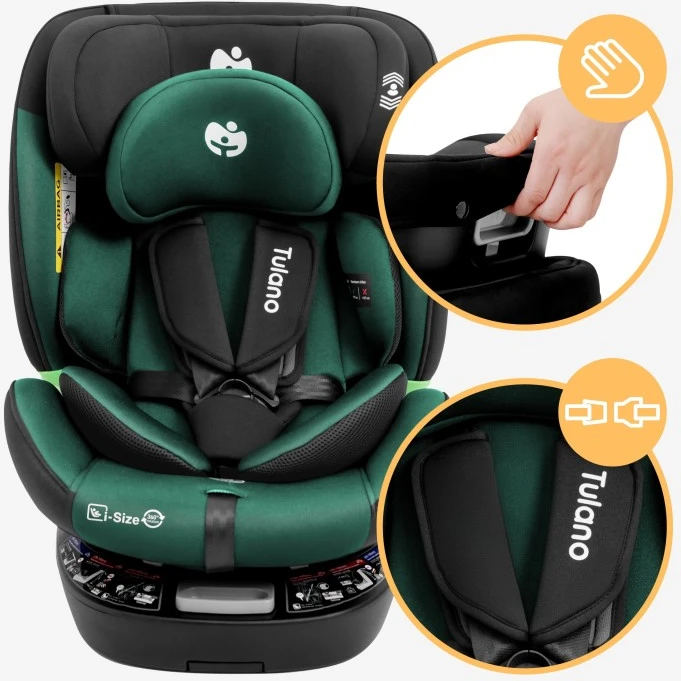 Recaro Automobilinė kėdutė sukamasis Loom 35 Juodas Žalias