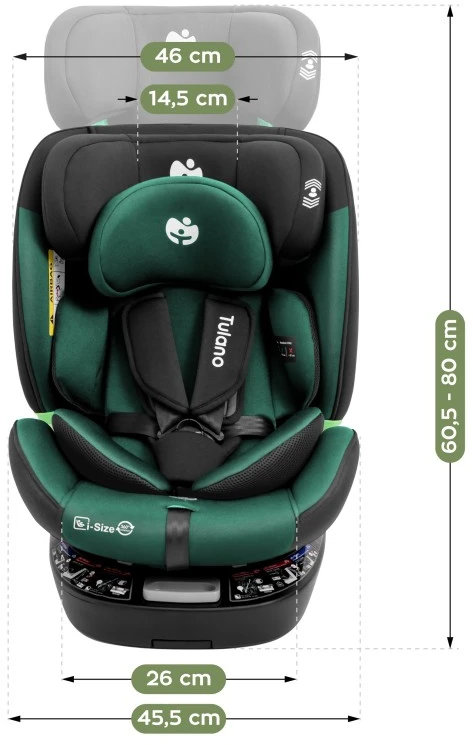 Recaro Automobilinė kėdutė sukamasis Loom 35 Juodas Žalias