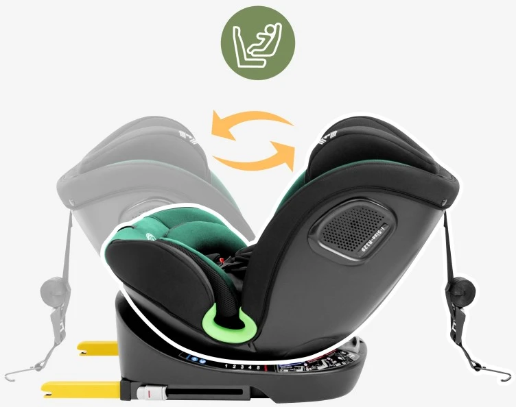 Recaro Automobilinė kėdutė sukamasis Loom 35 Juodas Žalias