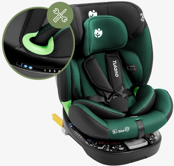Recaro Automobilinė kėdutė sukamasis Loom 35 Juodas Žalias