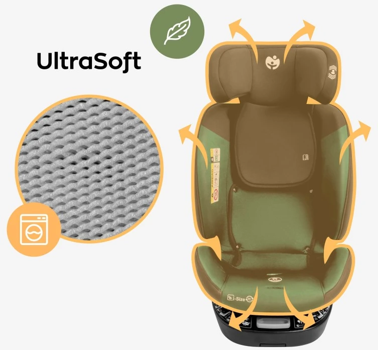 Recaro Automobilinė kėdutė sukamasis Loom 35 Juodas Žalias