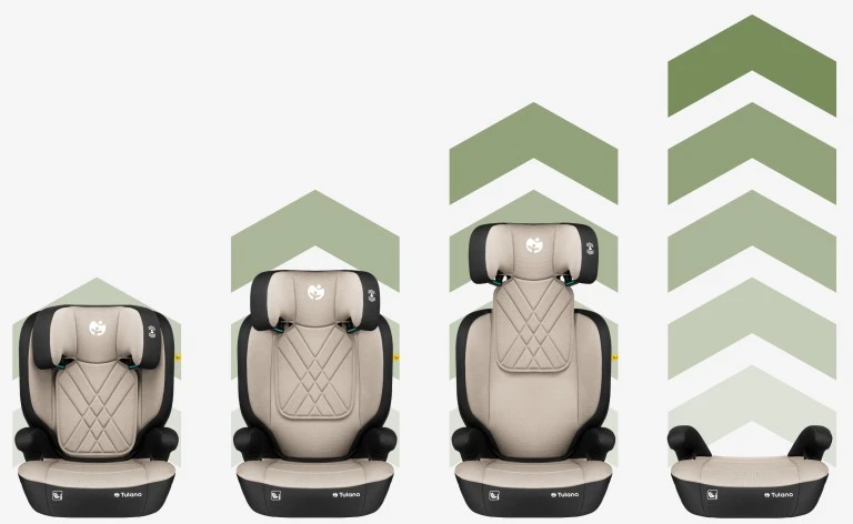 Ecotoys Baby car seat 2-in-1 100 -150 cm Joy 45 rusvai gelsvas I-Size