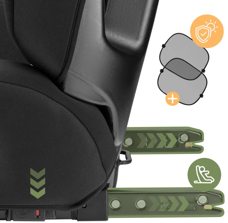 Ecotoys Baby car seat 2-in-1 100 -150 cm Joy 45 rusvai gelsvas I-Size