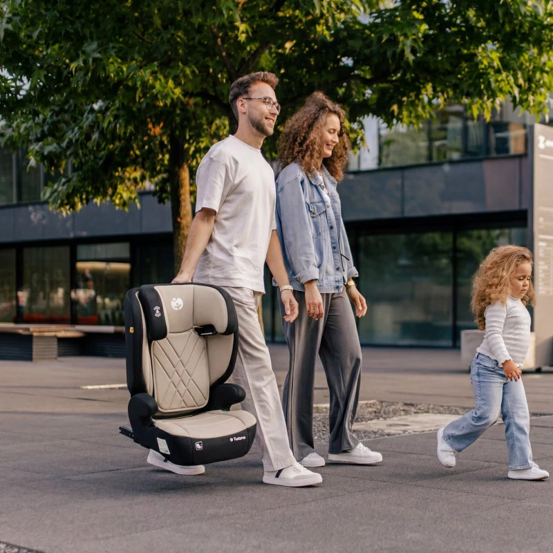 Ecotoys Baby car seat 2-in-1 100 -150 cm Joy 45 rusvai gelsvas I-Size