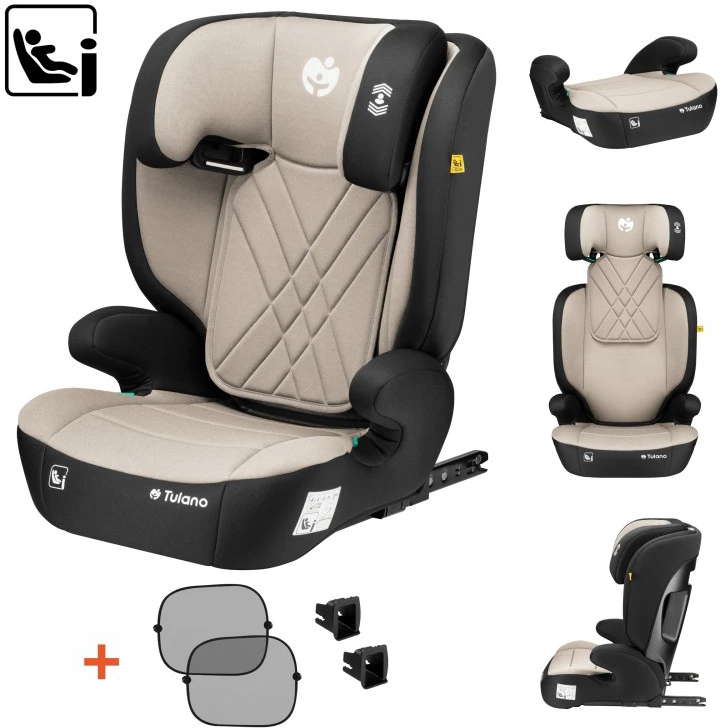 Ecotoys Baby car seat 2-in-1 100 -150 cm Joy 45 rusvai gelsvas I-Size