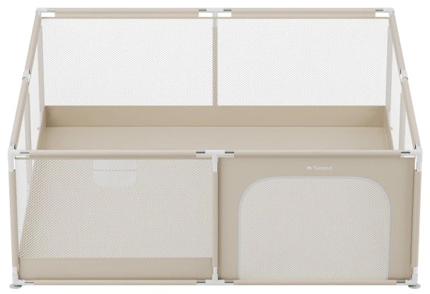 King Kids Baby playpen Cozy 28 rusvai gelsvas - 200 cm