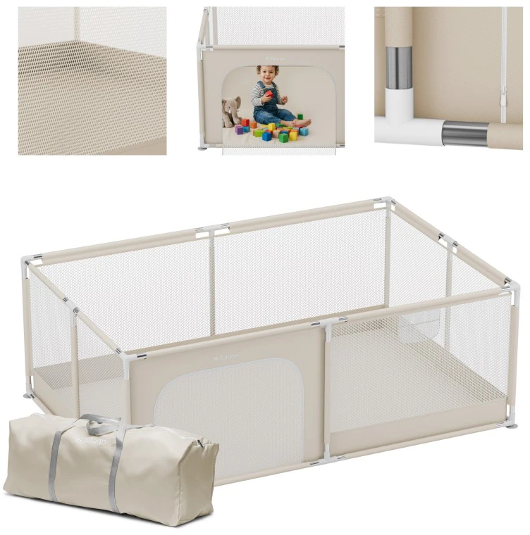 Tulano Baby playpen Cozy 22 rusvai gelsvas - 180 cm