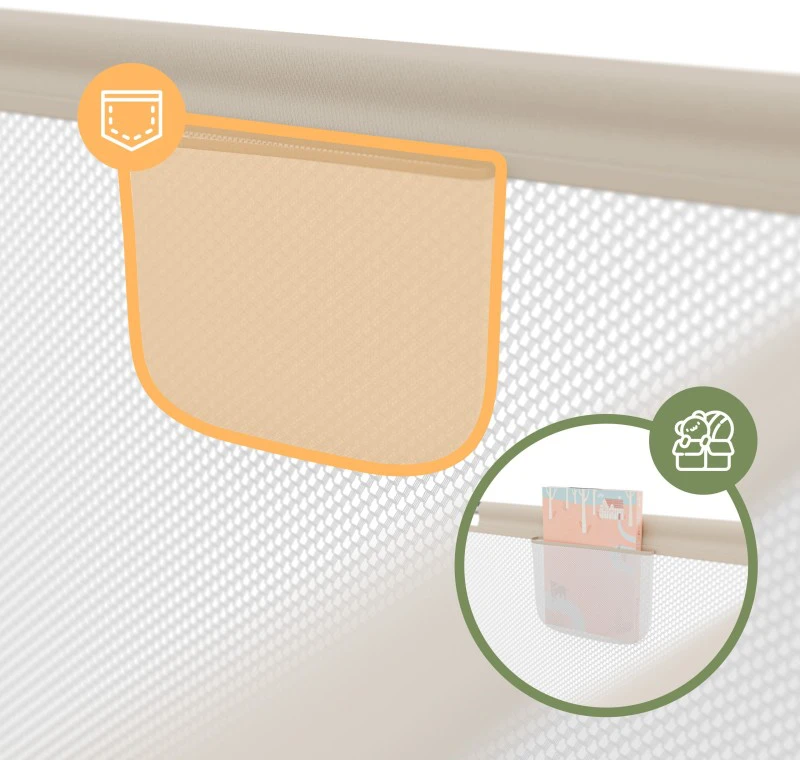 Tulano Baby playpen Cozy 25 rusvai gelsvas - 150 cm