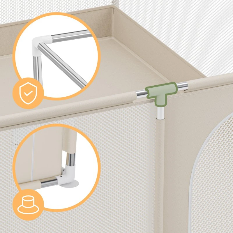 Tulano Baby playpen Cozy 25 rusvai gelsvas - 150 cm