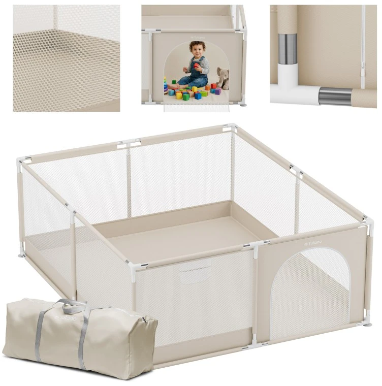 Tulano Baby playpen Cozy 25 rusvai gelsvas - 150 cm