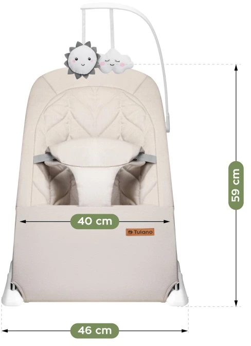 Little Dutch Baby rocking chair Moon 10 rusvai gelsvas