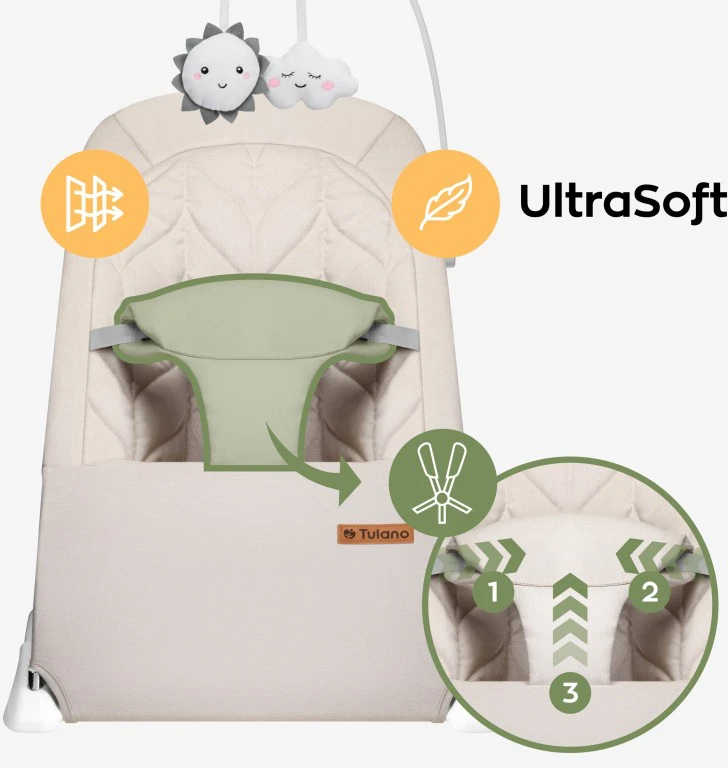 Little Dutch Baby rocking chair Moon 10 rusvai gelsvas
