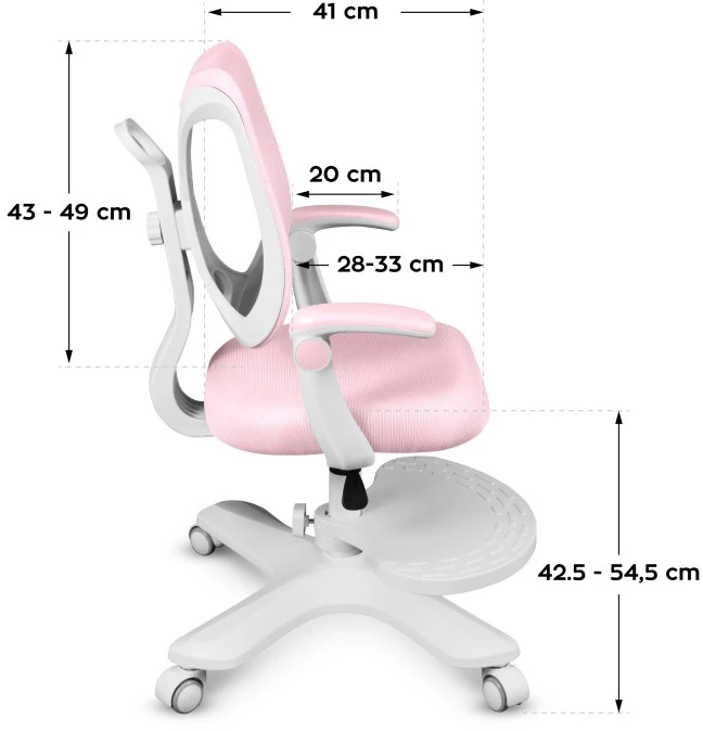 Mark Adler Junior 4.6 Rožinė swivel chair