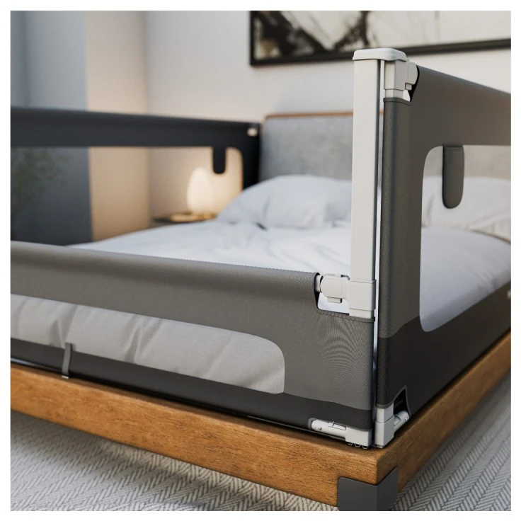 Barjeras lovai, lovos apsauga, turėklas „TULANO Cover 44“, 140 cm čiužiniui, reguliuojamas