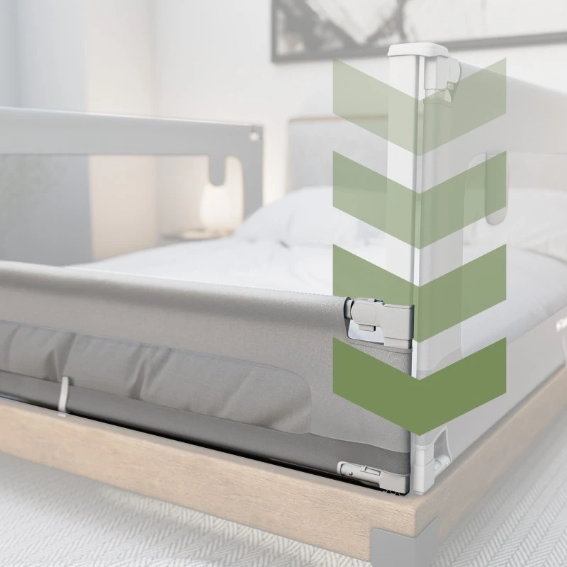 Tulano Bed guard rail Cover 40 Baltas-Pilkas 200 cm