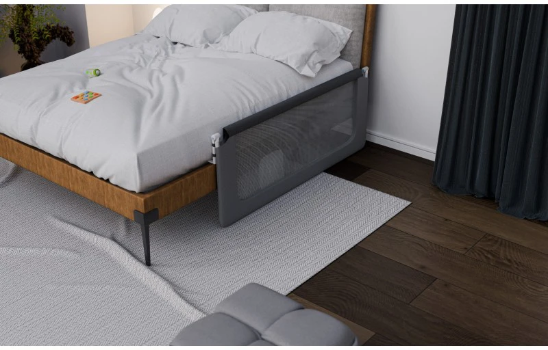 Apsauginė lovos užtvara «Tulano Cover 25 Pilkas», pilka spalva, 150 cm