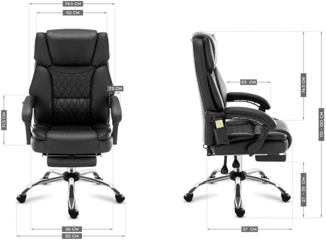"Mark Adler Boss 6.0" masažinė biuro kėdė
