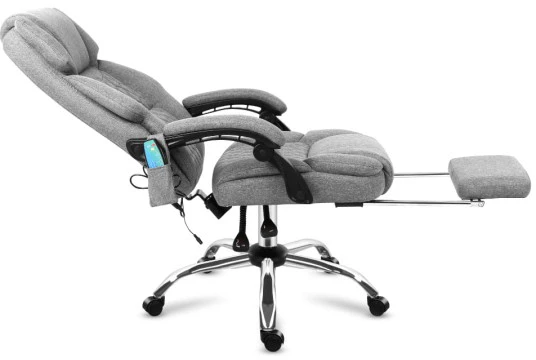 Biuro kėdė „Mark Adler Boss 6.0 Pilkas“, masažinė, pilka