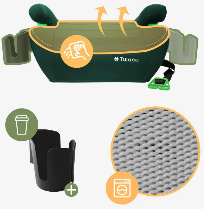 Tulano Cabby 25 Žalias car seat