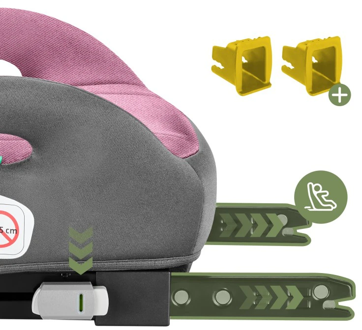 Pink Cabby 30 Rožinė-Pilkas Car Seat