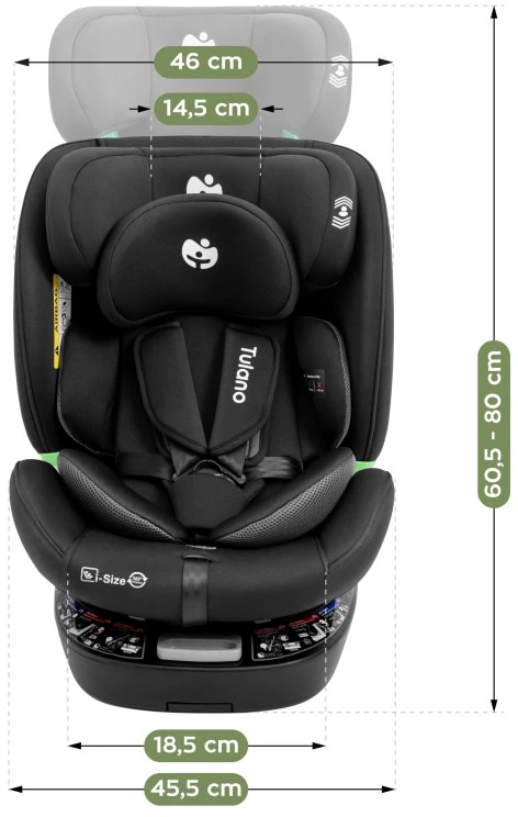Tulano Automobilinė kėdutė Loom 35 juoda