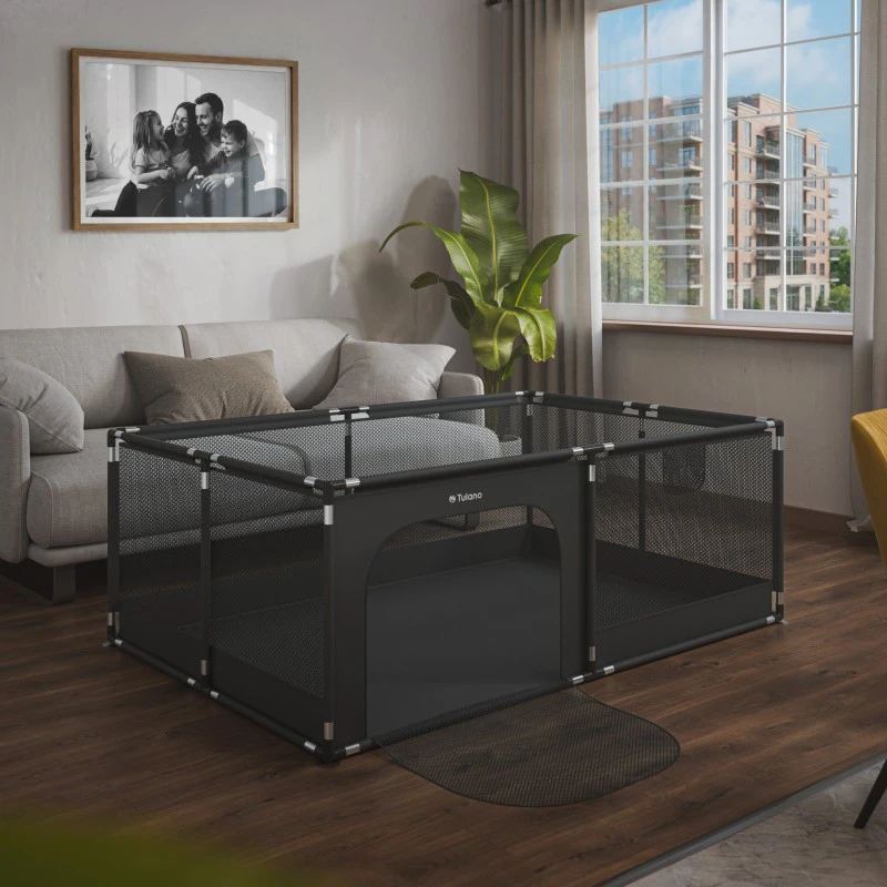 Tulano Vaikiška žaidimų aikštelė Cozy 22 grafito spalvos - 180 cm