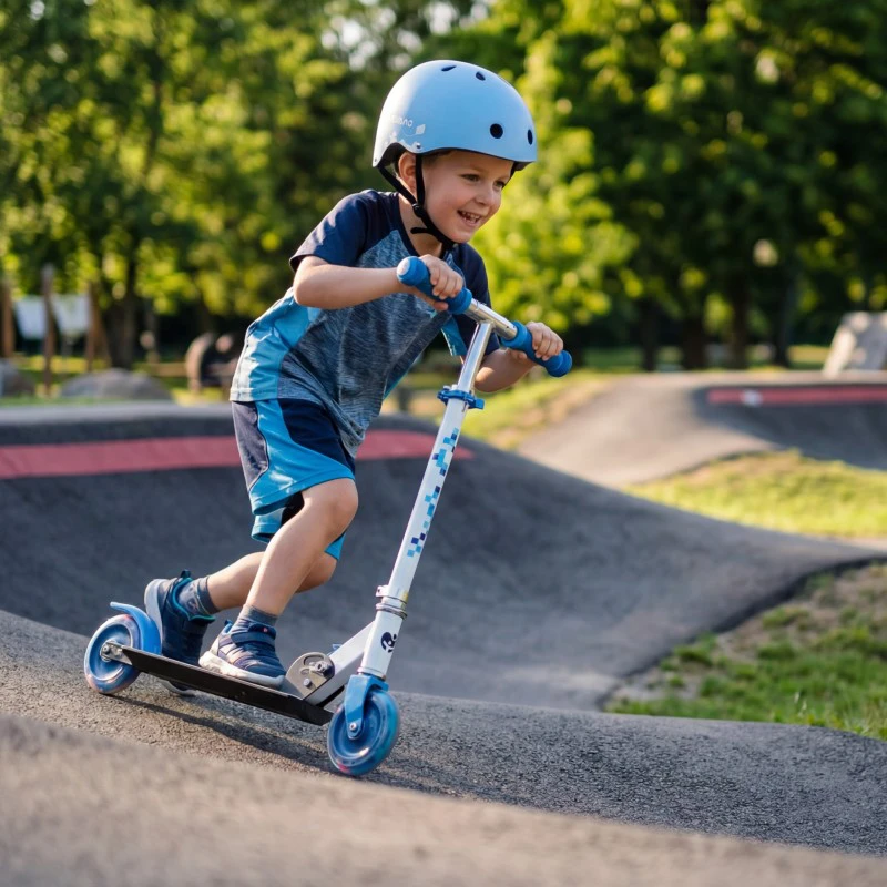 Blue Mėlyna Vaikiškas paspirtukas Zigzag 35 mėlynas