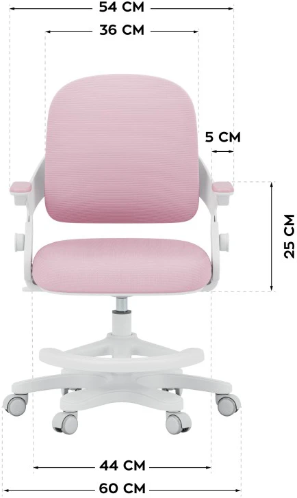Mark Adler Junior 4.3 Rožinė swivel chair