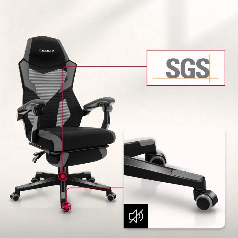 Huzaro Combat 3.1 Pilkas gaming chair