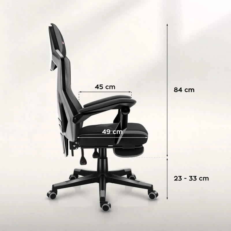Huzaro Combat 3.1 Pilkas gaming chair