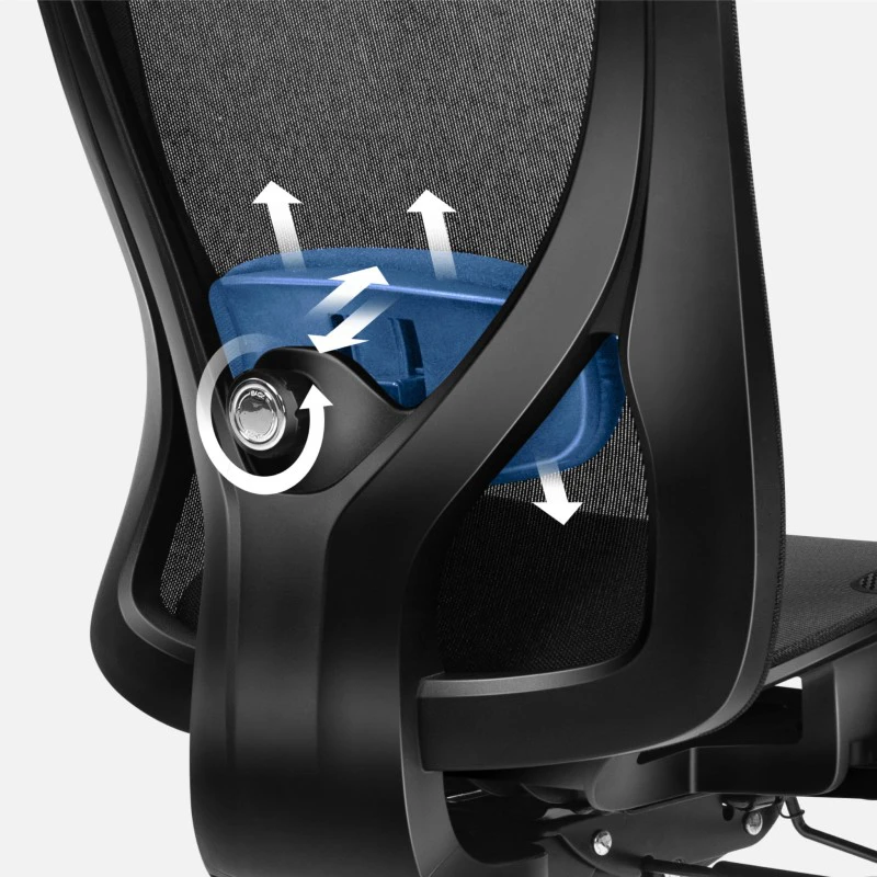 Huzaro Combat 7.3 Juodas Mesh Gaming Chair