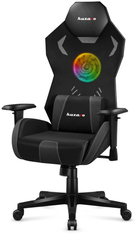 Huzaro Combat 7.6 RGB Juodas žaidimų kėdė su ventiliatoriumi