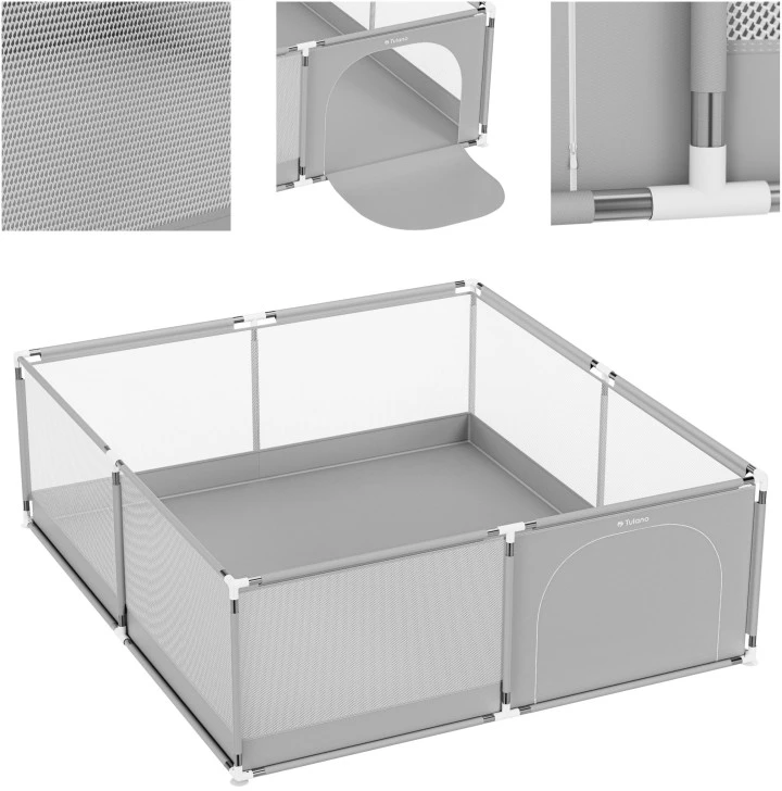 Tulano Cozy 28 Pilkas baby playpen
