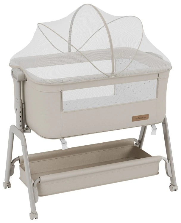 Tulano Dream 50 rusvai gelsvas crib for extra beds