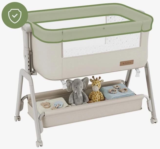 Tulano Dream 50 rusvai gelsvas crib for extra beds