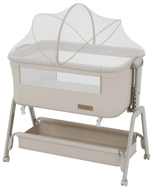 Tulano Dream 50 rusvai gelsvas crib for extra beds