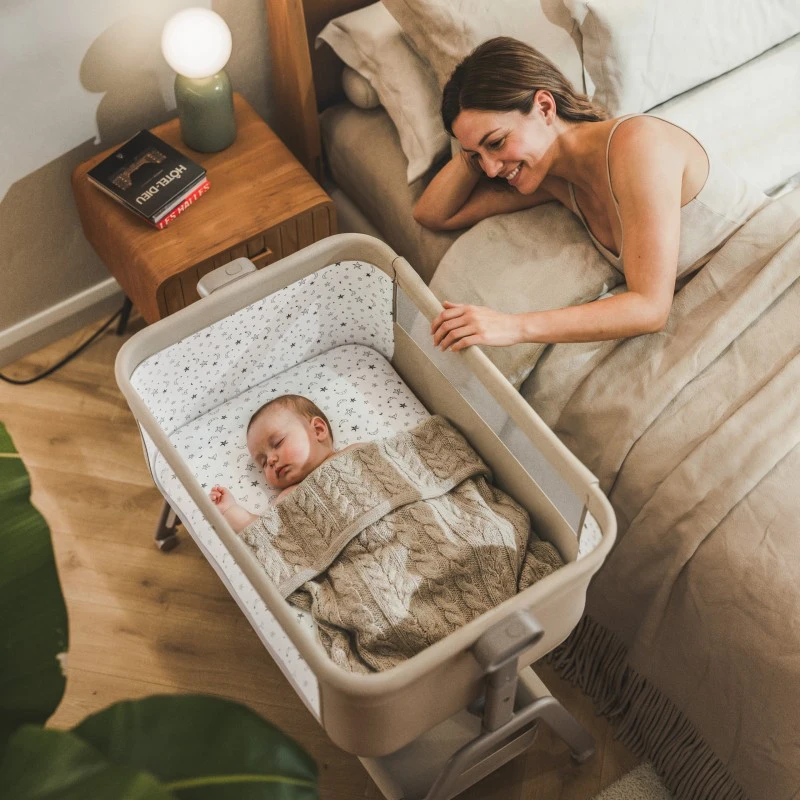 Tulano Dream 50 rusvai gelsvas crib for extra beds