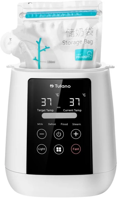 TULANO HEATER pieno buteliukams ir nešiojamam čiulptuko sterilizatoriui