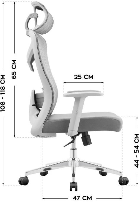 Mark Adler Office Ergonomiška biuro kėdė Manager 2.6 pilka