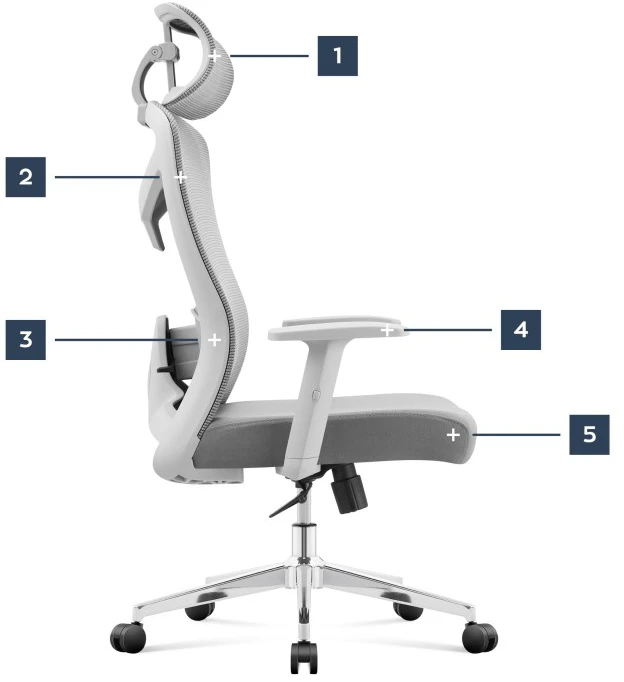 Mark Adler Office Ergonomiška biuro kėdė Manager 2.6 pilka