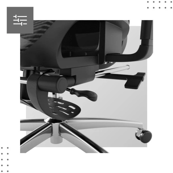 Biuro kėdė „Mark Adler Expert 7.9 Juodas“, ergonominė kėdė, juoda