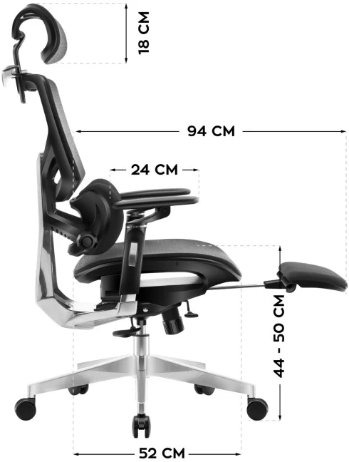 Mark Adler Expert 9.6 Juodas ergonomic chair