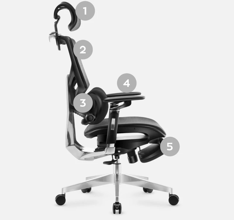 Mark Adler Expert 9.6 Juodas ergonomic chair