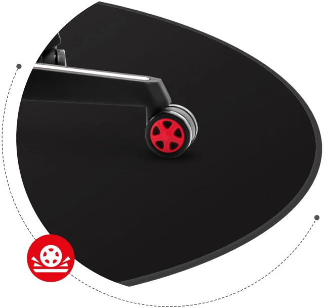 Žaidimų kėdės kilimėlis Huzaro FloorMat 3.0, 120cm, Juodos spalvos
