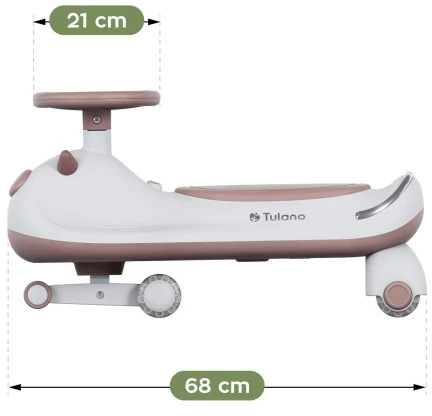 Ecotoys „Focus 45 Pilkas“ vaikiškas gravitacinis važiavimas