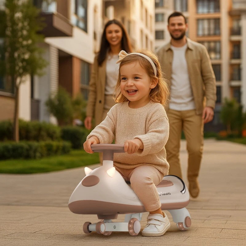 Ecotoys „Focus 45 Pilkas“ vaikiškas gravitacinis važiavimas