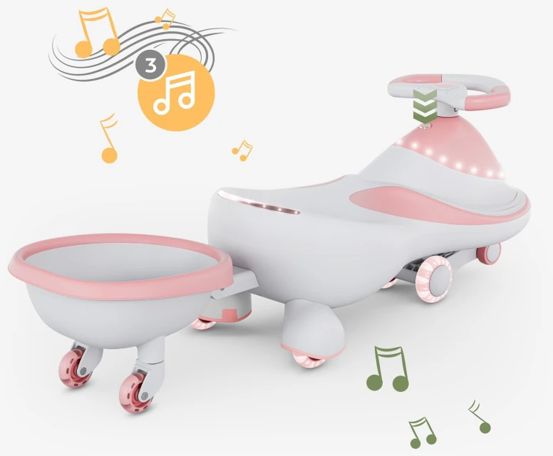 Ecotoys Focus 55 Rožinė gravity ride for kids