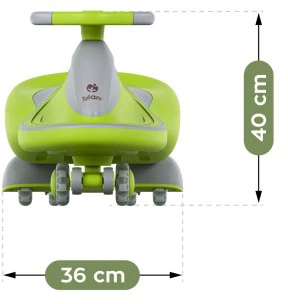 Bkids Vaikiškas gravitacinis vežimėlis „Focus 55 Žalias“