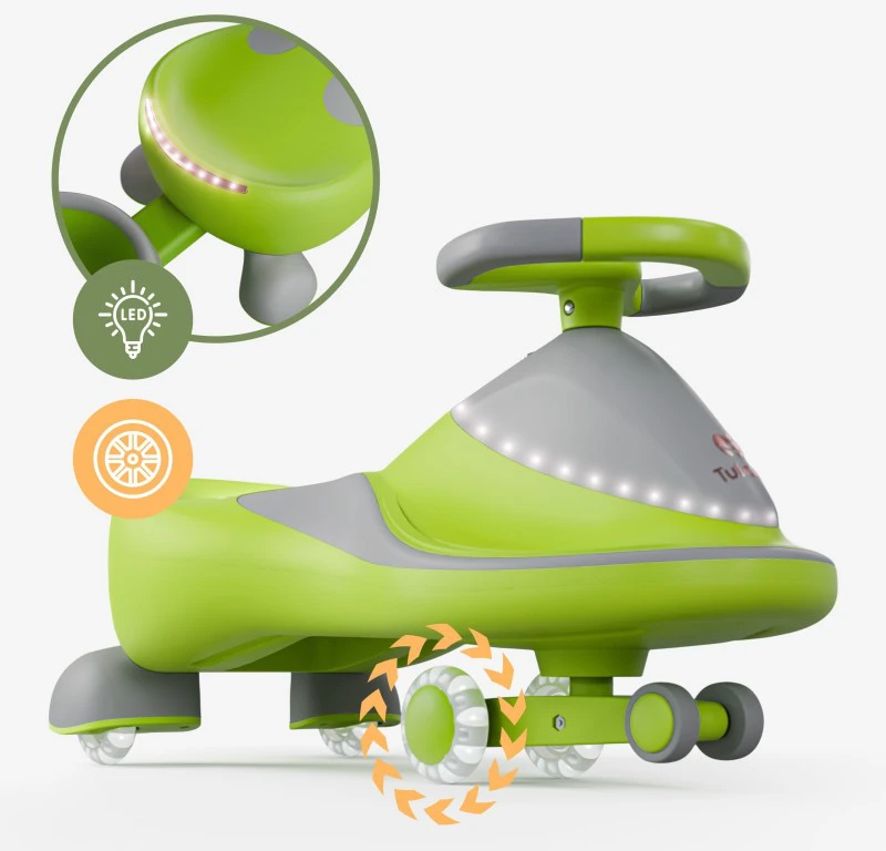 Bkids Vaikiškas gravitacinis vežimėlis „Focus 55 Žalias“