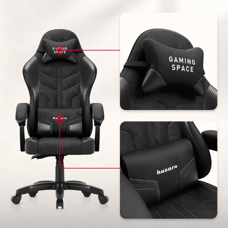 Huzaro Force 2.7 Juodas Carbon